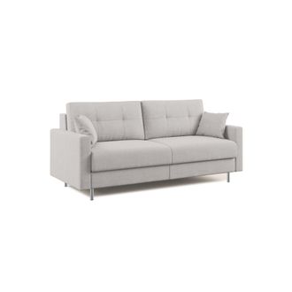 Divani.Store Megan Sof&aacute; Convertible En Microfibra Extra&iacute;ble 188 Cm (mat. 140x197) Gris Claro