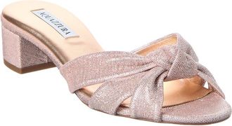 Aquazzura Logo Leather Mule