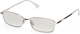 Max Mara MM0199 16C Womens Sunglasses Silver Size 55
