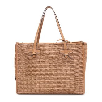 Gianni Chiarini Tote Bags, female, Beige, Size: ONE SIZE Marcella Borsa Tessuto