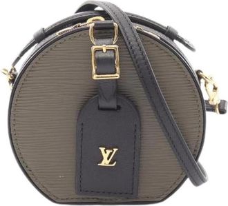 Louis Vuitton Pre-owned Mini Boite Chapeau Epi 2way Bag - Dames - Vintage Schoudertas - Groen - ONE Size - Leer - Vintage