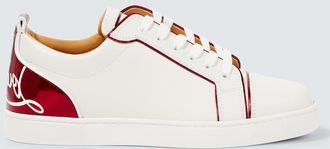 Christian Louboutin Fun Louis Junior leather sneakers