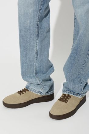 Veja V-90 SUEDE Sports Shoes, Mens, Beige