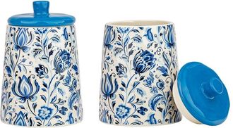 10 Strawberry Street Set Of 2 Bella Canisters