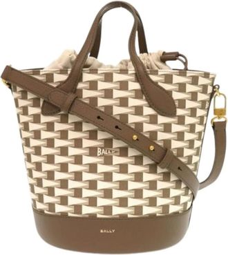 Bally Pre-owned Bucket Bags, female, Brown, Size: ONE SIZE Pre-owned Shoulder Bag