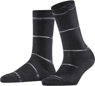 Falke Wave Bond Organic Cotton Blend Crew Socks in Black at Nordstrom, Size 39-42