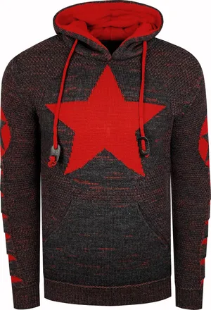 Rusty Neal Grof gebreide hoodie