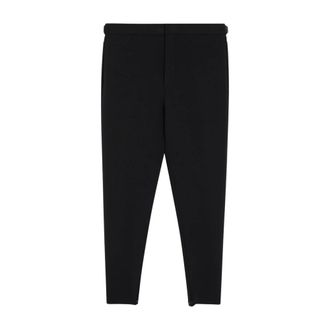 Loewe Stretch Wool Blend Broeken - Heren - Broeken - Zwart - Maat: L Wol
