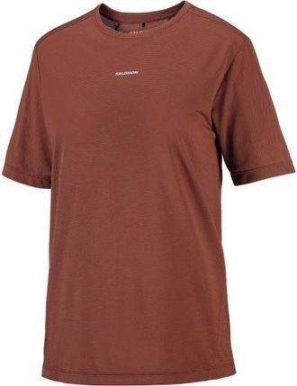 Salomon SHKout Core S/S Laufshirt f&uuml;r Damen | braun