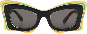 Loewe Smoke Butterfly Ladies Sunglasses LW40140U 20A 50