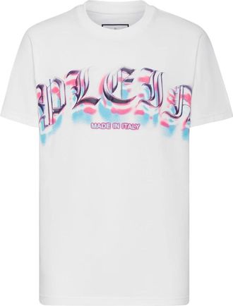 Philipp Plein Heren, Tops, Wit, Maat: 2XL Katoen