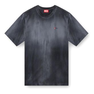 Diesel T-Shirts, male, Blue, Size: 2XL T-Adjust R15