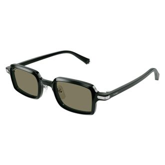Cartier Vierkante Zonnebril - unisex - Accessoires - Zwart - Maat: 49 MM