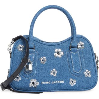 Marc Jacobs Daisy Sequin Denim Shoulder Bag in Medium Denim at Nordstrom Rack