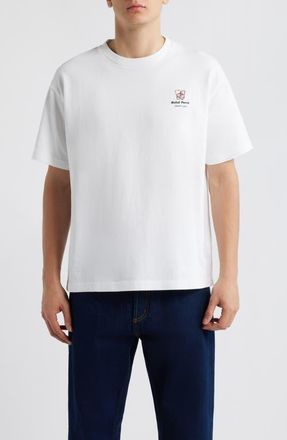 Percival Hotel Bistro Oversize T-Shirt in White at Nordstrom, Size Xx-Large