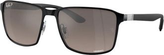 Ray-Ban Zonnebrillen - Heren - Zonnebrillen - Zwart - 59 MM - Accessoires
