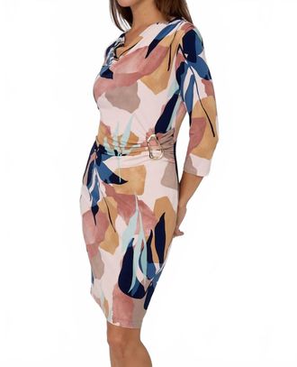 Frank Lyman Design Floral Bodycon Knee-Length Dress In Multi