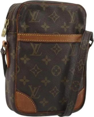 Louis Vuitton Pre-owned Danube Schoudertas - Dames - Vintage Schoudertas - Bruin - ONE Size - Leer - Vintage