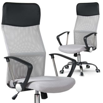 OEM Silla De Oficina Sofotel Sydney De Micromalla, Gris Claro