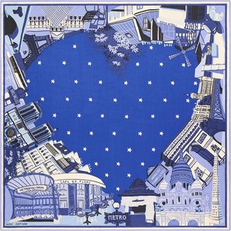 Inouï Editions Square 100X100 Cm Silk Modal JAime Paris Scarf