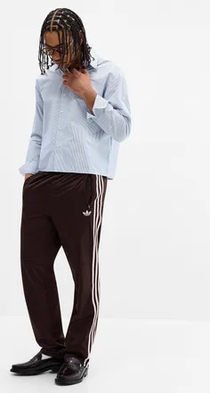adidas Mens Coffee Firebird trackpant