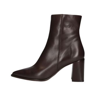 Notre-V Schoenen, Dames, Bruin, 41 EU, Leer, Enkellaars 84836