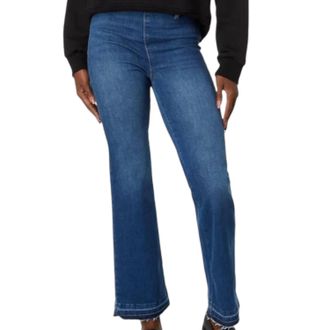Lyss&eacute; holding Power Relaxed Straight Denim In Blue