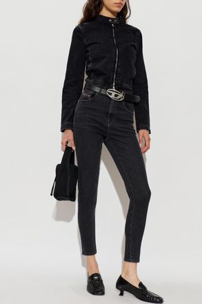 Diesel Jeans 1984 SLANDY-HIGH, Womens, Black
