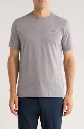 Travis Mathew Small Detour Cotton Graphic T-Shirt in Heather Medium Grey at Nordstrom Rack, Size X-Large
