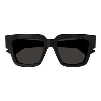 Bottega Veneta Accessoires, Dames, Zwart, ONE Size, Oversized Squared Zonnebril