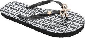 Bebe Charm Flip Flop in Black at Nordstrom Rack, Size 10