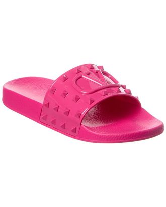 Valentino Vlogo Rubber Slide