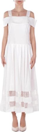 Blugirl Maxi Kleedjes - Dames - Maxi kleedjes - Wit - M - Kleedjes