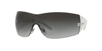 Versace Grey Gradient Shield Ladies Sunglasses VE2054 10008G 141