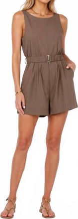 Bishop + Young Womens Isola Romper In Brown