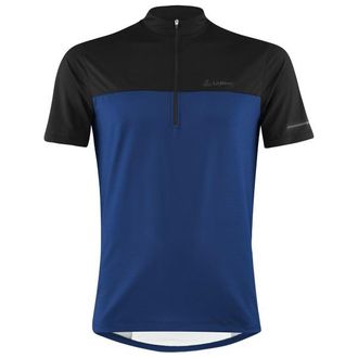 LOEFFLER Bike Shirt Half-Zip Glow Velotrikot f&uuml;r Herren | blau