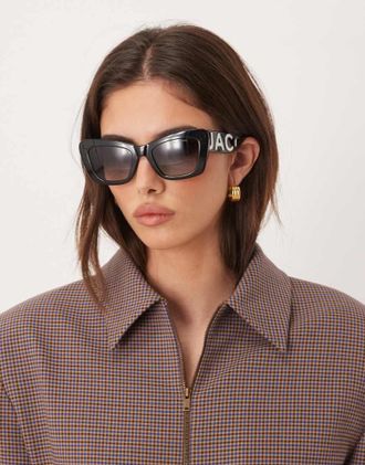 Marc Jacobs Marc Jacobs - Occhiali da sole a occhi di gatto neri-Nero