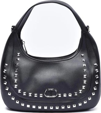 Twinset Hobo Tas - Dames - Handtassen - Zwart - ONE Size - Tassen