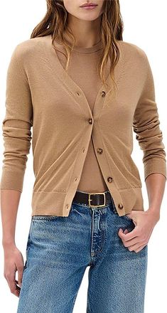Rag & Bone Adeline Cashmere Cardigan in Camel at Nordstrom, Size X-Small