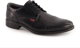 Andrea Mens Formal Leather Oxford Shoes In Black