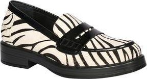 SaintG Zuri Zebra Loafer in Black/White at Nordstrom Rack, Size 10-10.5Us / 41Eu