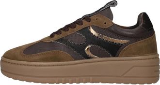 Notre-V Anemone-63 Lage Sneaker - Dames - Sneakers - Bruin - 39 EU - Su&egrave;de - Schoenen