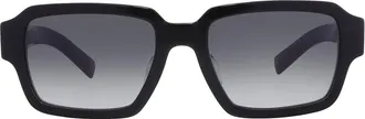 Prada Grey Gradient Square Ladies Sunglasses PR 02ZS 1AB06T 52