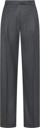 Seventy Grijze Casual Broek - Dames - Straight fit broeken - Grijs - XL - Broeken
