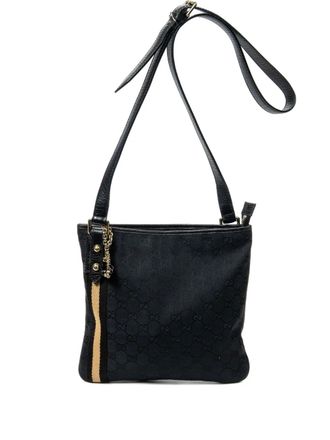 Gucci Crossbodytas met GG-monogram - Zwart