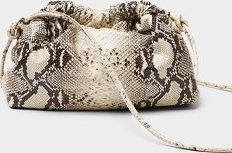 Mansur Gavriel Womens Cloud snake leather bag