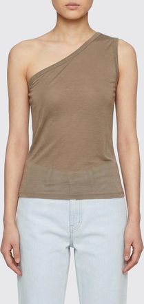 Rick Owens Top a monospalla in cotone Rick Owens Drkshdw