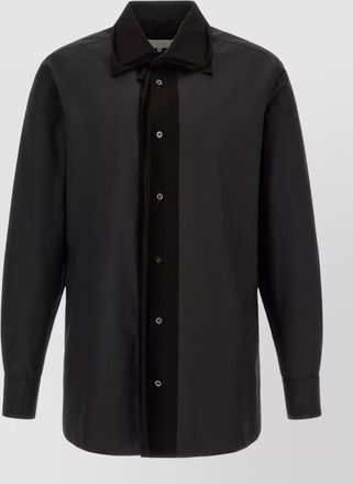 Maison Margiela cotton contrast panel shirt