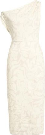 Nordstrom Floral Off the Shoulder Linen Blend Midi Dress in Ivory- Beige Fira Bloom at Nordstrom, Size Xx-Small