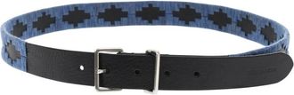 Dsquared2 Black Blue Textured Belt